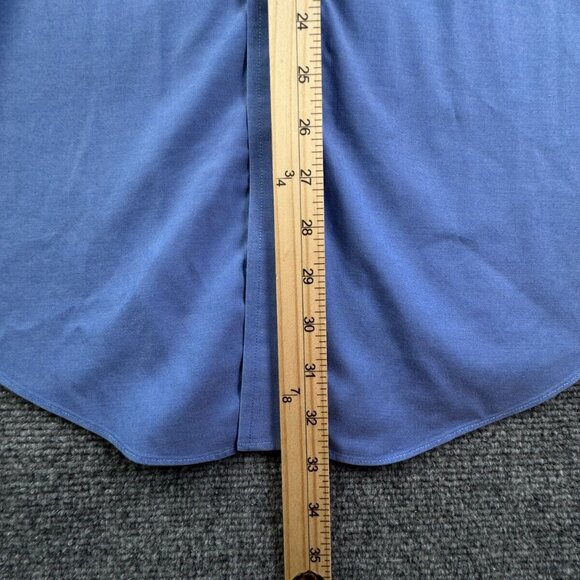 Brooks Brothers Button Up Shirt Long Sleeve 16 34 Blue Traditional Fit Cotton - Picture 4 of 11